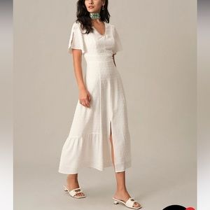 New RIHOAS The Solid High Waisted Split Maxi Dress